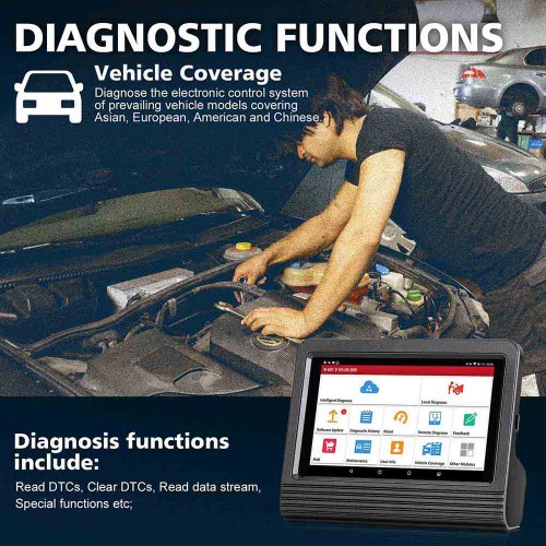 New Released Launch X431 V 8inch Tablet Wifi/Bluetooth Full System Diagnostic Tool with 2 years Free Update Online