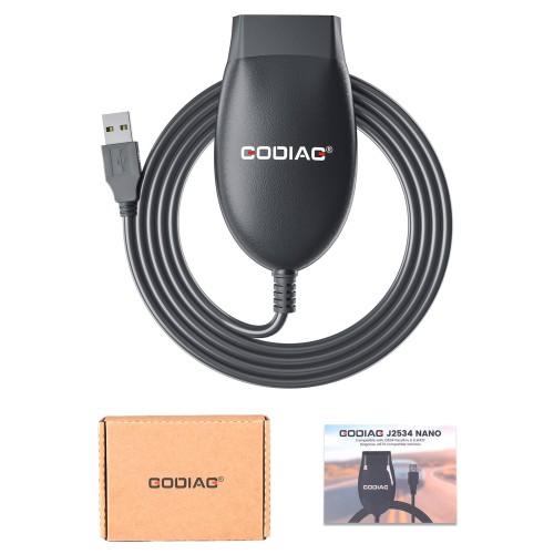 GODIAG J2534 Compatible with J2534 Passthru & ELM327 Diagnose J1979 Compatible Vehicles Switch Mode Automatically