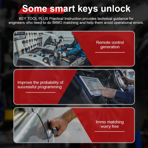 GODIAG Key Tool Plus Practical Instruction 1&2 Two Books for Locksmith, Vehicle Maintenance Engineer