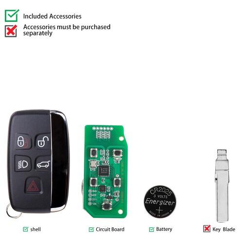 Lonsdor 2015-2018 Land Rover& Jaguar Smart Key 433MHZ