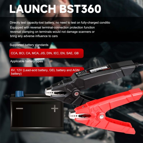 Launch BST360  Battery Tester