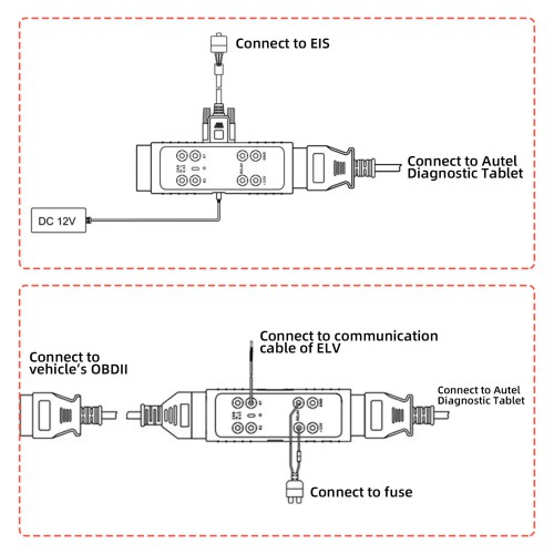 Autel MaxiIM G-BOX 3 Adapter Compatible with MAXIIM IM608, IM608PRO Engine ECU Read/Write for BOSCH MD1/MG1