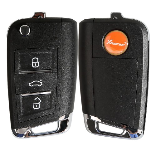 XHORSE XKMQB1EN for VW Remote Key MQB Style 3 Buttons for VVDI Key Tool