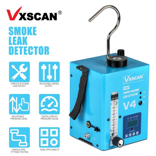 VXSCAN V4 Automotive Smoke Leak Detector Vacuum Smoke Machine Leak Detector Diagnostic Tester