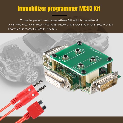 GIII IMMO Programmer MCU3 Adapter Board Kit