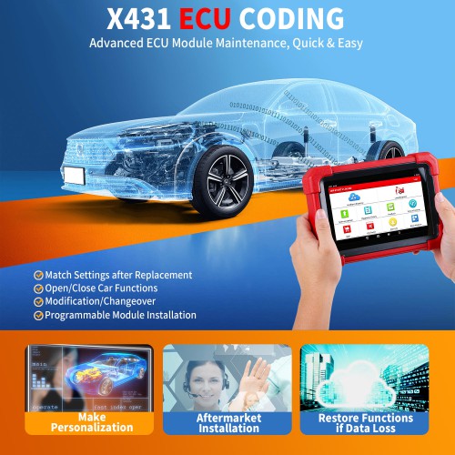 LAUNCH CRP919X BT  Car Diagnostic Tool DBScar VII VCI Auto OBD OBD2 Scanner Active Test ECU Coding CANFD DOIP 31+ Reset Services EU & UK Version