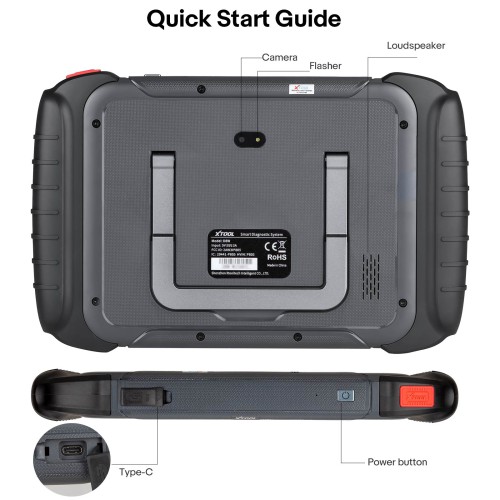 XTOOL D8W Smart OBD2 Scanner WIFI Car Diagnostic Tool With ECU Coding Active Test Key Programming 38 Resets CAN FD DOIP Topology