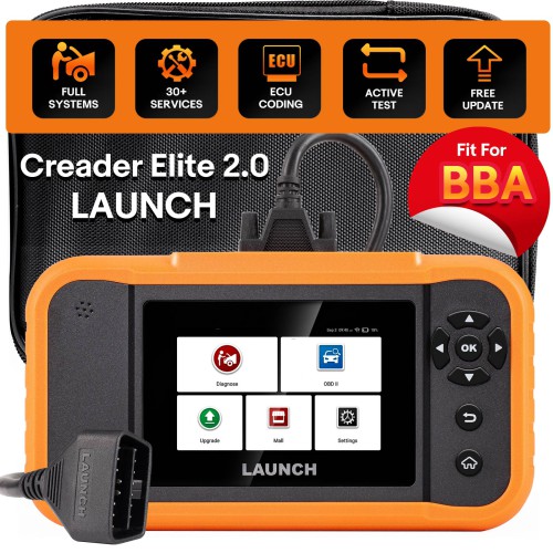 LAUNCH Creader Elite 2.0 BBA for Mercedes-Benz/Maybach/BMW/Mini/BMW Brilliance/Rolls-Royce/Audi