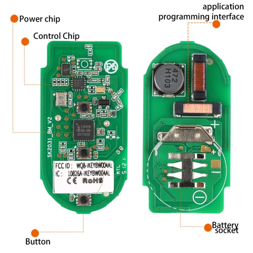 AUTEL IKEYBW003AL BMW 3 Buttons Smart Universal Key