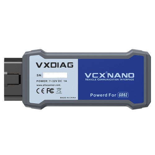 VXDIAG VCX NANO for GM/OPEL GDS2 Diagnostic Tool + U Disk with Software