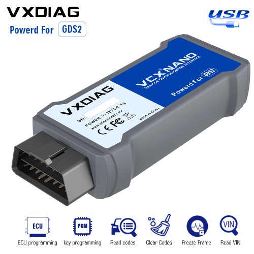 VXDIAG VCX NANO for GM/OPEL GDS2 Diagnostic Tool + U Disk with Software