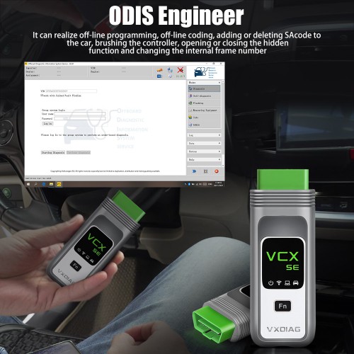 WIFI Version VXDIAG VCX SE 6154 ODIS V3.03 Support UDS protocol and Multi-language