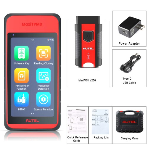 Autel MaxiTPMS ITS600E TPMS Relearn Tools TPMS Programming Tool Activate/Relearn All Sensors TPMS Diagnostics 4 Reset Functions