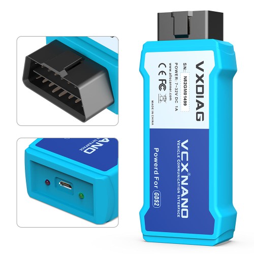 VXDIAG VCX NANO for GM/OPEL GDS2 Diagnostic Tool WIFI Version  + U Disk with Software