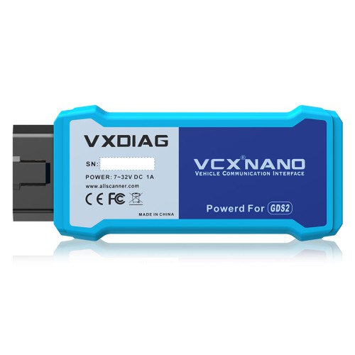 VXDIAG VCX NANO for GM/OPEL GDS2 Diagnostic Tool WIFI Version  + U Disk with Software