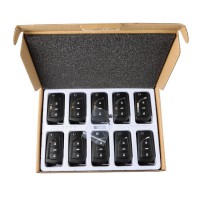 XHORSE XKTO00EN VVDI2 Toyota Type Wired Universal Remote Key 3 Buttons English Version 10pcs / lot