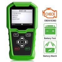 OBDSTAR BMT-08 12V/24V 100-2000 CCA 220AH Automotive Load Battery Tester and Car Battery OBD2 Match tool