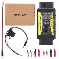 GODIAG GT106 PLUS 24V to 12V Heavy Duty Truck Adapter Fuel Injector Cleaning & Testing Relay Testing for Cars & Trucks